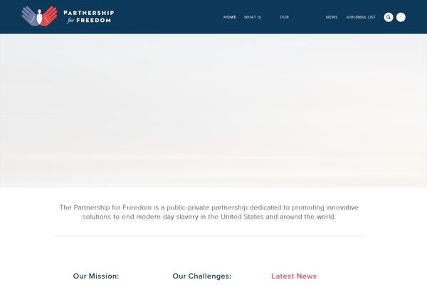 partnershipforfreedom.org site used Pf