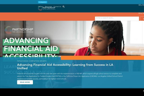 partnershipla.org site used Partnerships