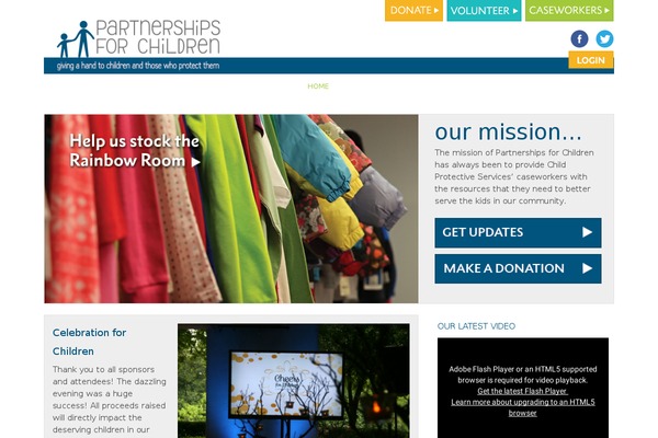 partnershipsforchildren.org site used Pfc