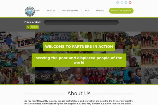 Site using Fundify Crowdfunding plugin
