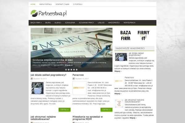 MyFinance theme site design template sample