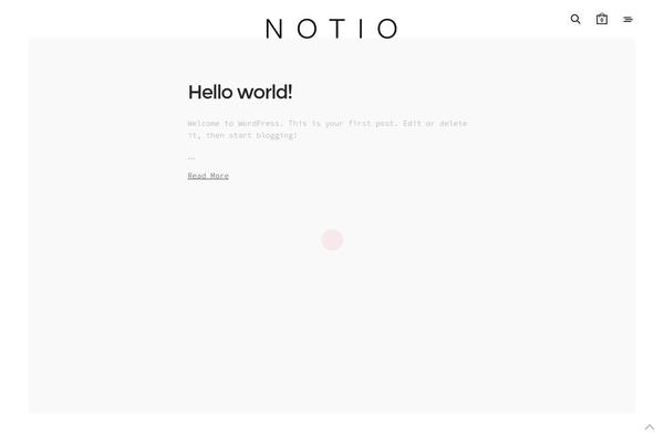 Notio-wp theme site design template sample