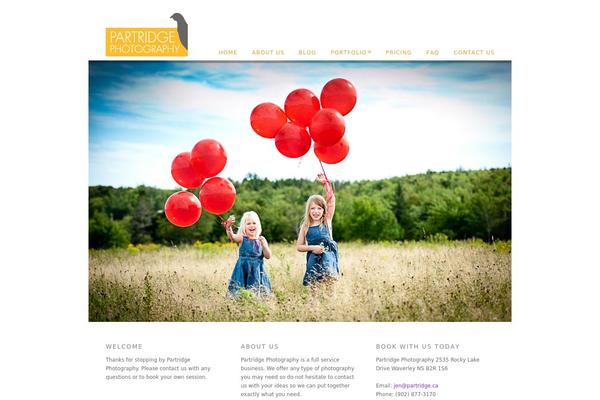 Dandelion theme site design template sample