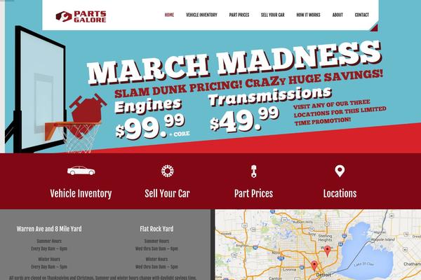 Konstruct theme site design template sample