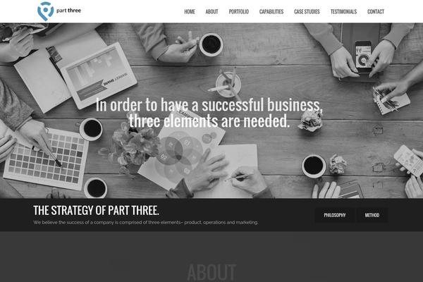 North theme site design template sample