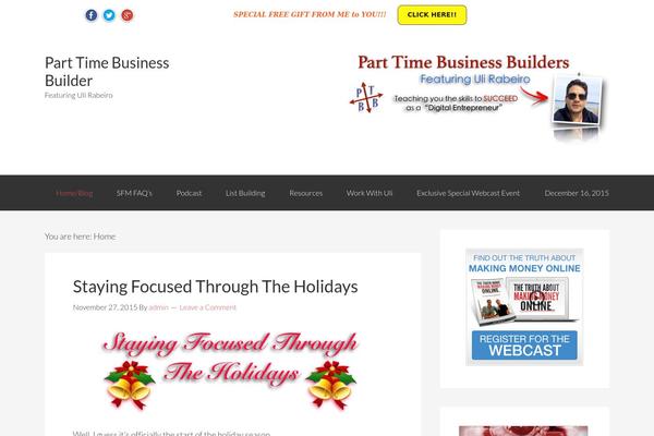 Genesis theme site design template sample
