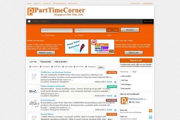 Jobroller theme site design template sample