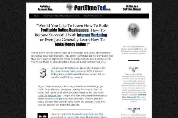 Twenty Ten theme site design template sample