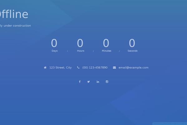 Site using Site-offline plugin