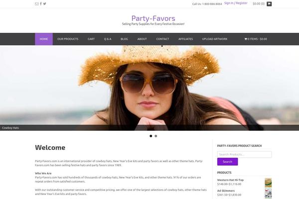 party-favors.com site used Dustland Express