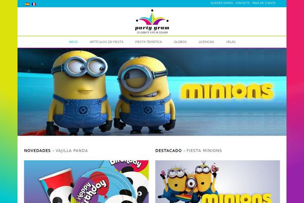 Legenda theme site design template sample