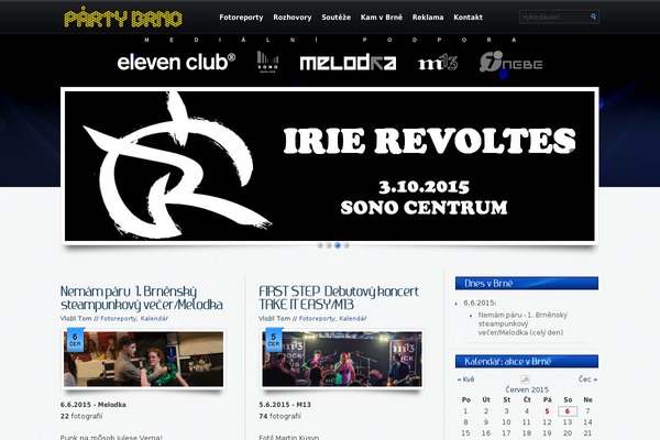 partybrno.cz site used Dreams
