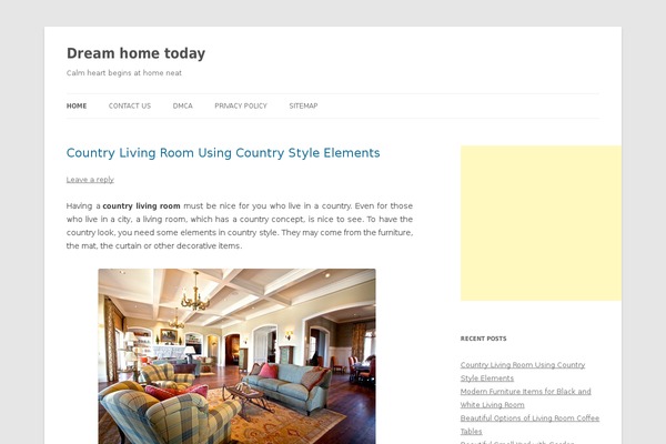 Geblek theme site design template sample