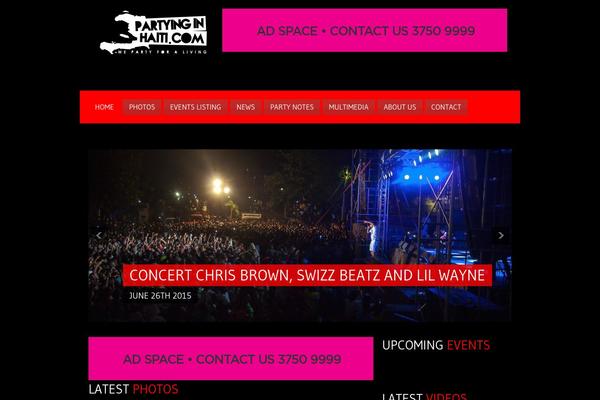 Clubber theme site design template sample