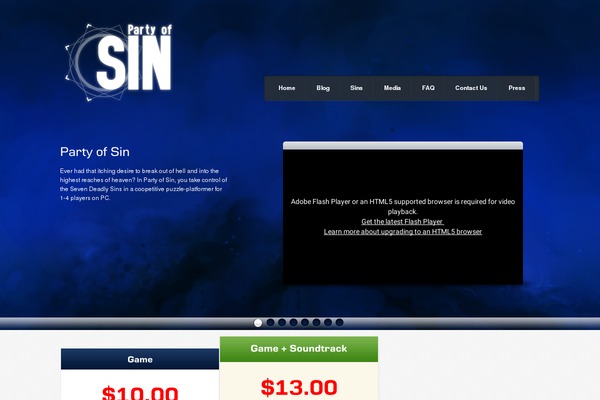 Minos theme site design template sample