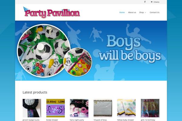 Shoppica theme site design template sample