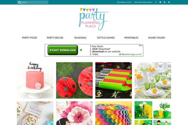 Site using Candy Social Widget plugin