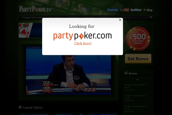 Site using Featured Content Gallery plugin