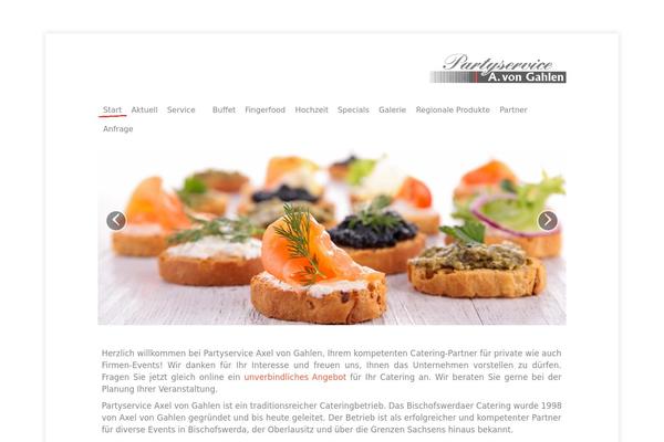 Radiant theme site design template sample