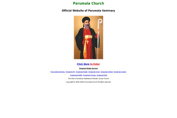 parumalachurch.com site used Hills