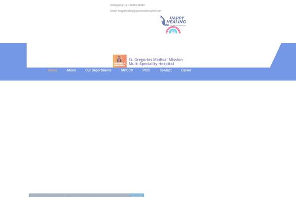 Medizco-child theme site design template sample