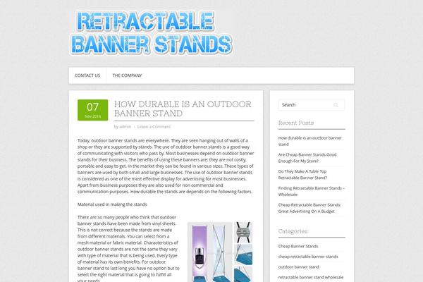 Contango theme site design template sample