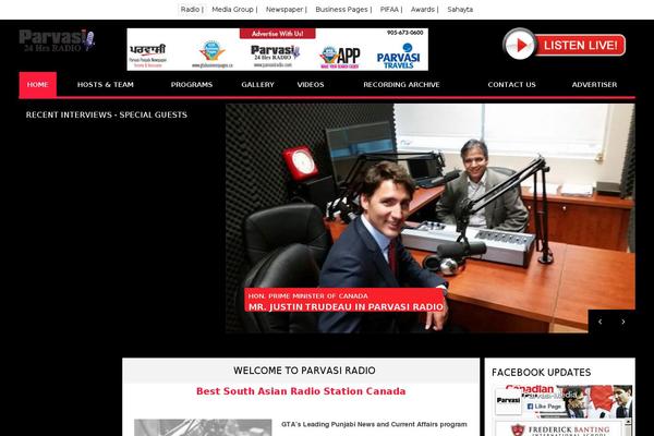 Site using T4B News Ticker plugin