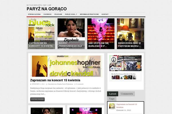 Newspress theme site design template sample