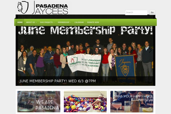 NonProfit theme site design template sample