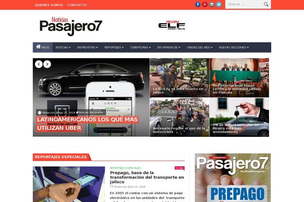 NanoMag theme site design template sample