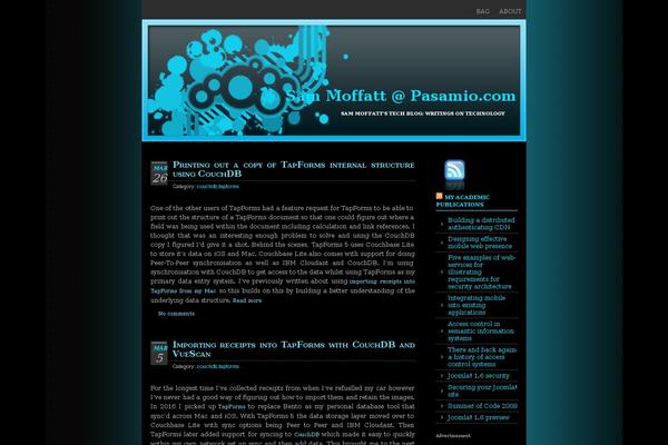Site using CodeColorer plugin