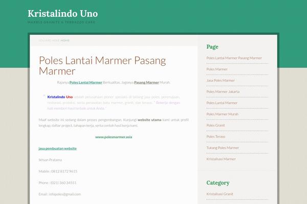 Going Green Pro theme site design template sample
