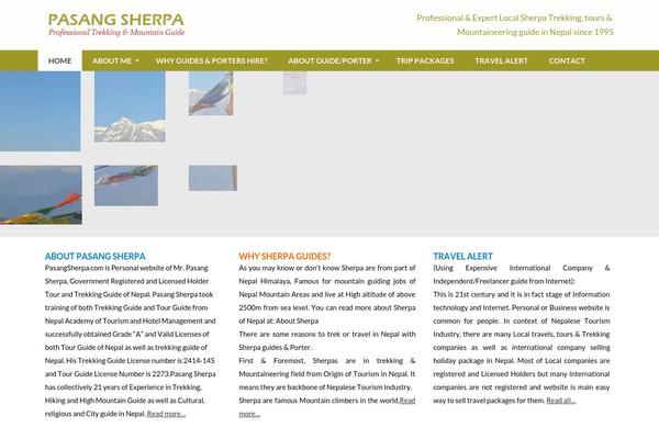 pasangsherpa.com site used Trekking
