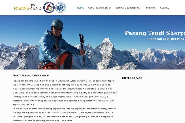 pasanguide.com site used Trekking
