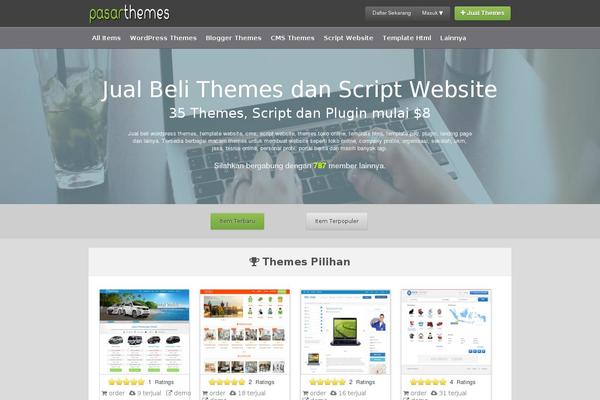 pasarthemes.com site used Pasarthemes