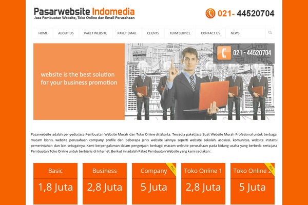Site using Codenovo Portfolio plugin