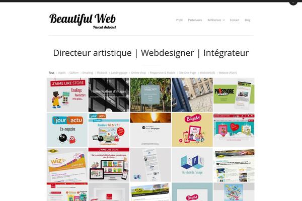 Aware theme site design template sample