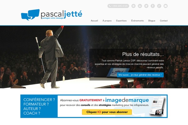Stack theme site design template sample