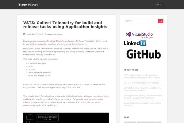 Impronta theme site design template sample