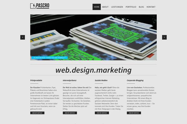 Minimum theme site design template sample