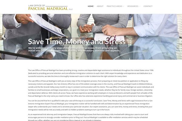 Proxima theme site design template sample