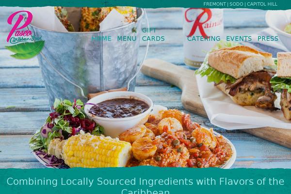 Site using Foodpress plugin