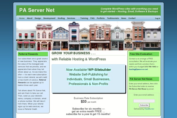 Weaver theme site design template sample