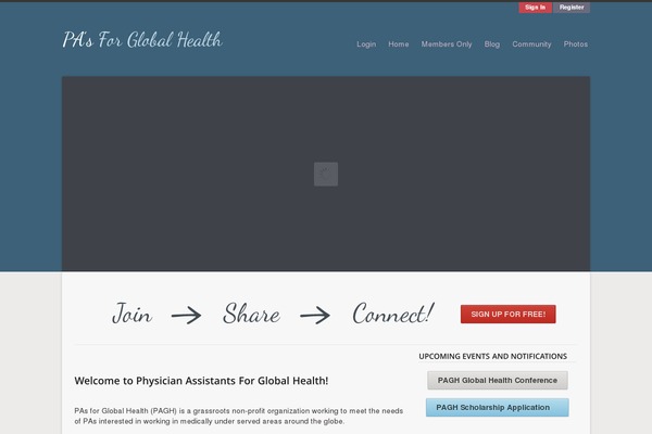 Site using BuddyPress plugin