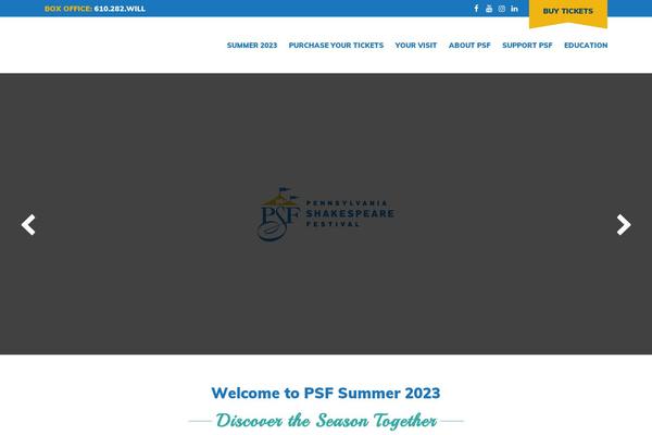 Psf theme site design template sample