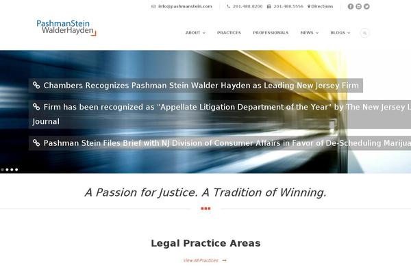 Site using Gdlr-lawyer plugin