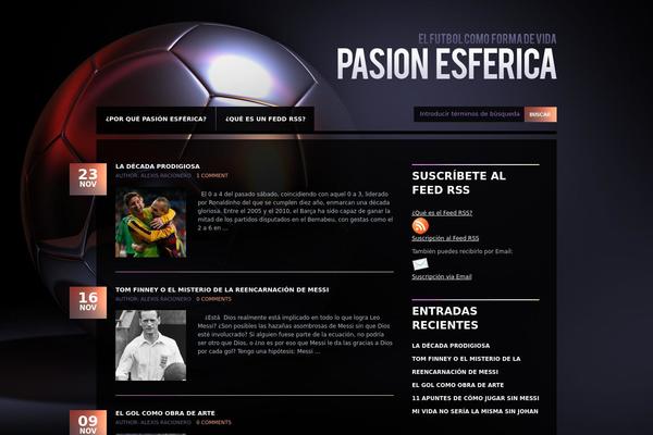 pasionesferica.com site used Theme1076