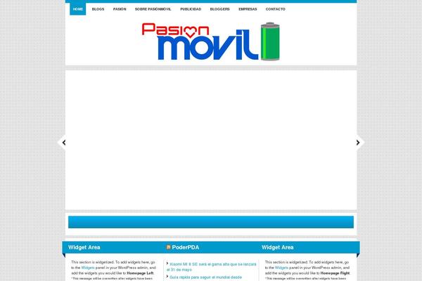 Organic_bold_blue theme site design template sample