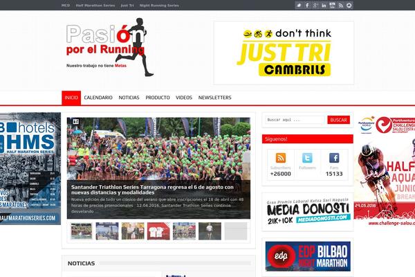 Site using Floating Adsense Bar plugin
