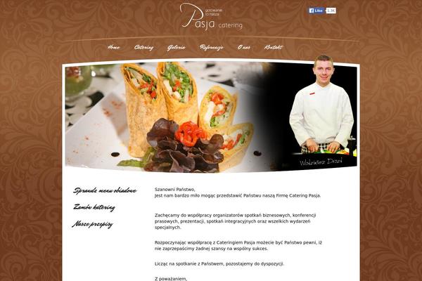 pasja-catering.pl site used Pasja